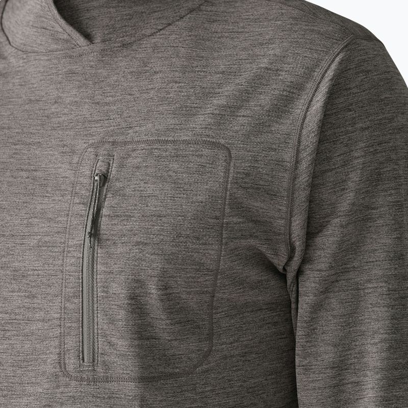 Herren Sweatshirt Patagonia Capilene Cool Sun Hoody forge grey/noble grey x-dye 8