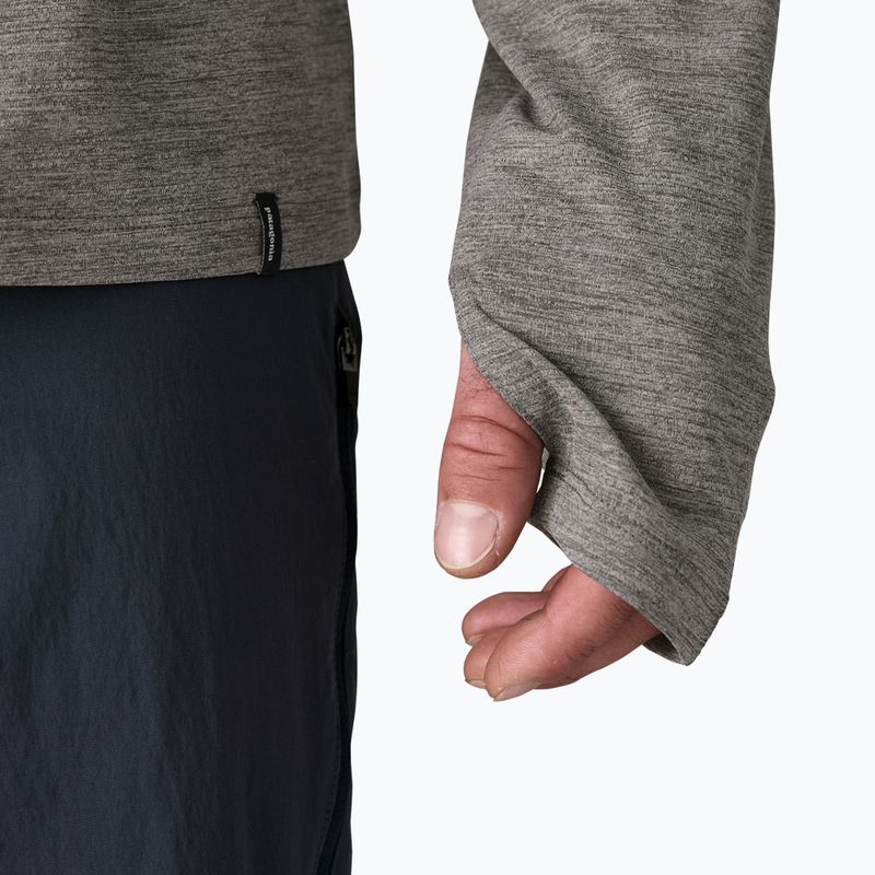 Herren Sweatshirt Patagonia Capilene Cool Sun Hoody forge grey/noble grey x-dye 9