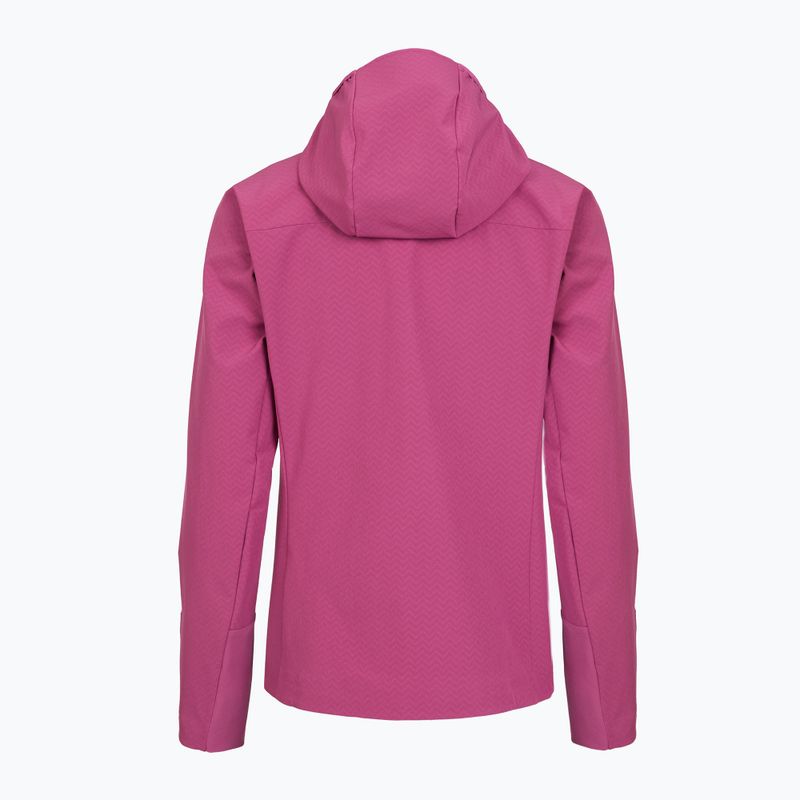 Softshell Jacke Damen Patagonia R1 CrossStrata Hoody faded magenta 2