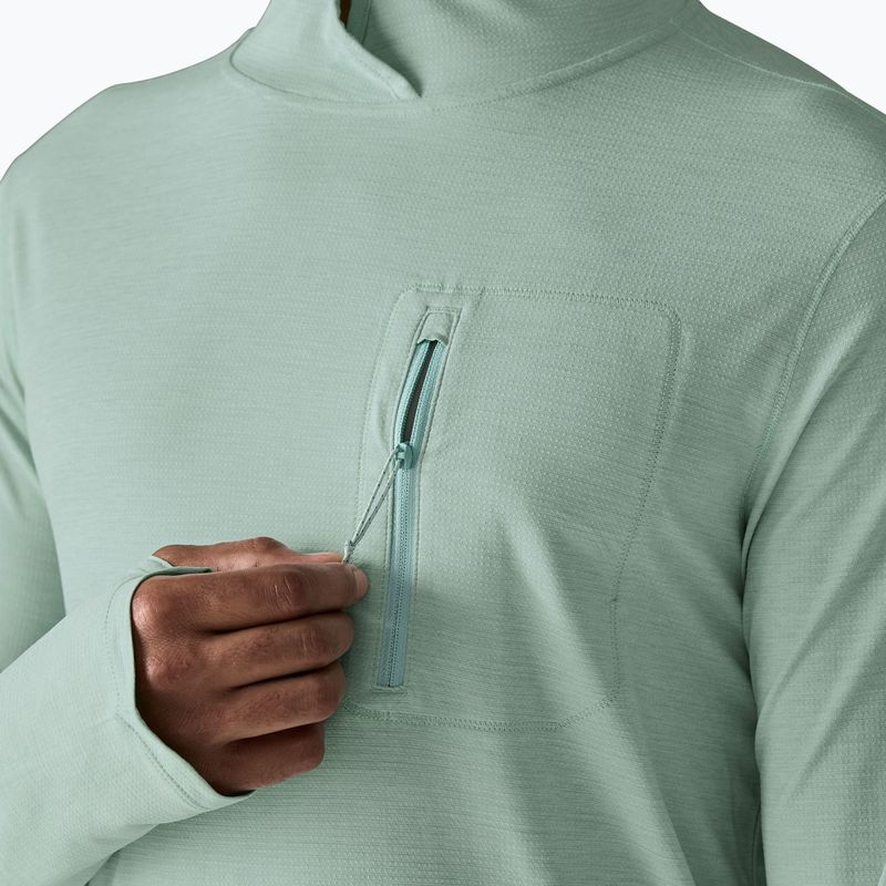 Herren Sweatshirt Patagonia Capilene Cool Sun Hoody thermal blue/thin ice x-dye 7