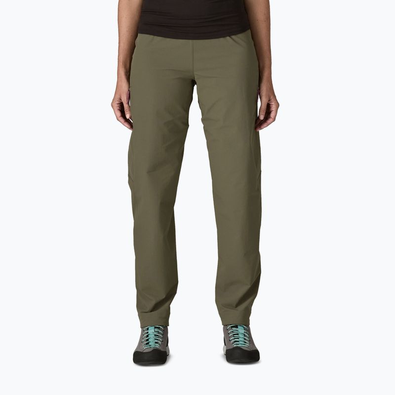 Trekkinghose Damen Patagonia Free Wall basin green
