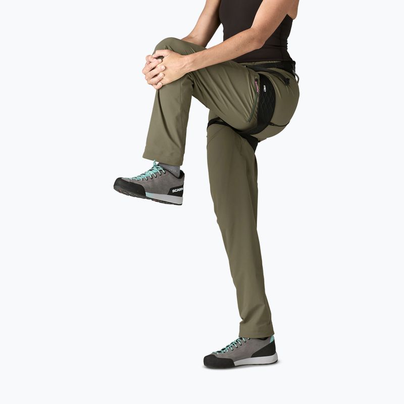 Trekkinghose Damen Patagonia Free Wall basin green 5