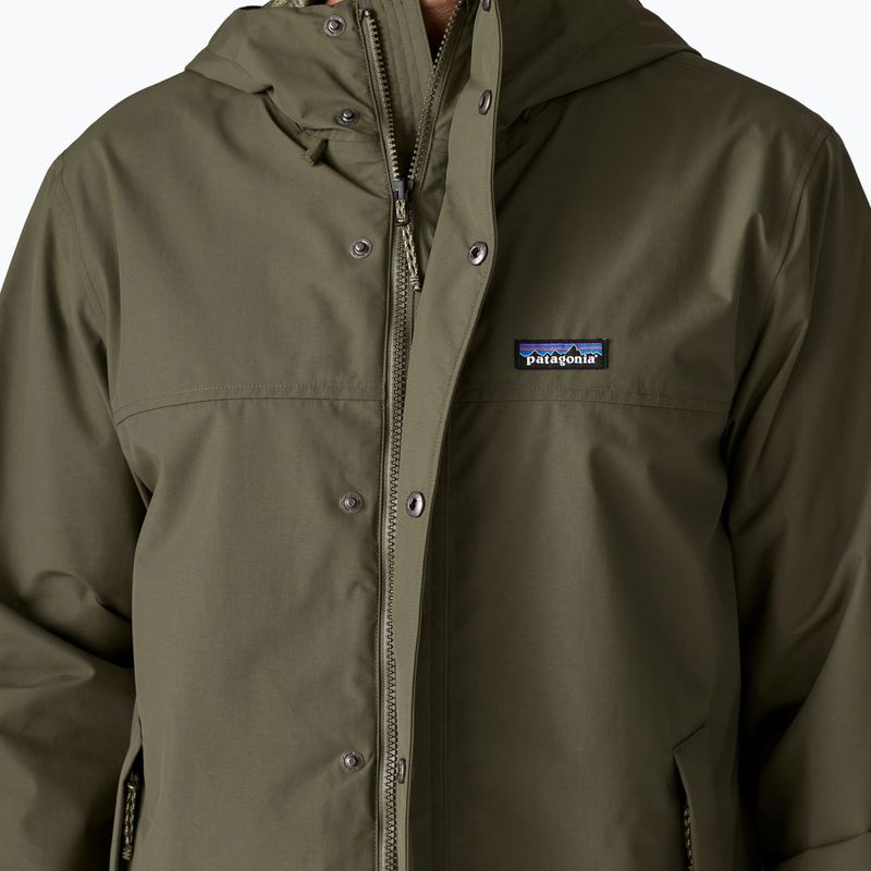 Herren-Regenjacke Patagonia Outdoor Everyday Rain basin green 7