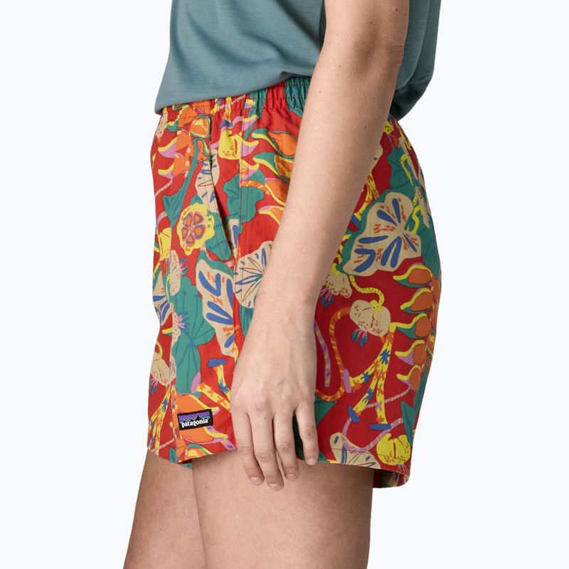 Damen Shorts Patagonia Baggies 5" tropiclimb/hot ember 5