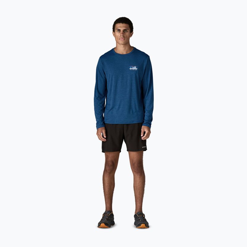 Longsleeve Herren Patagonia Capilene Cool Daily - '73 Skyline clement blue/light clement blue x-dye 2