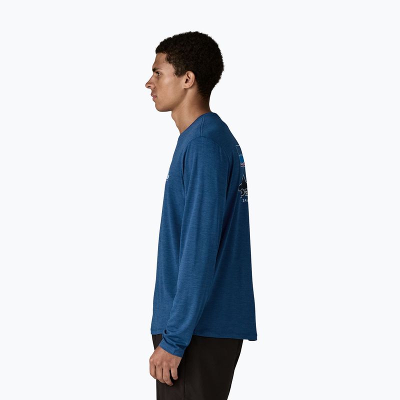 Longsleeve Herren Patagonia Capilene Cool Daily - '73 Skyline clement blue/light clement blue x-dye 4