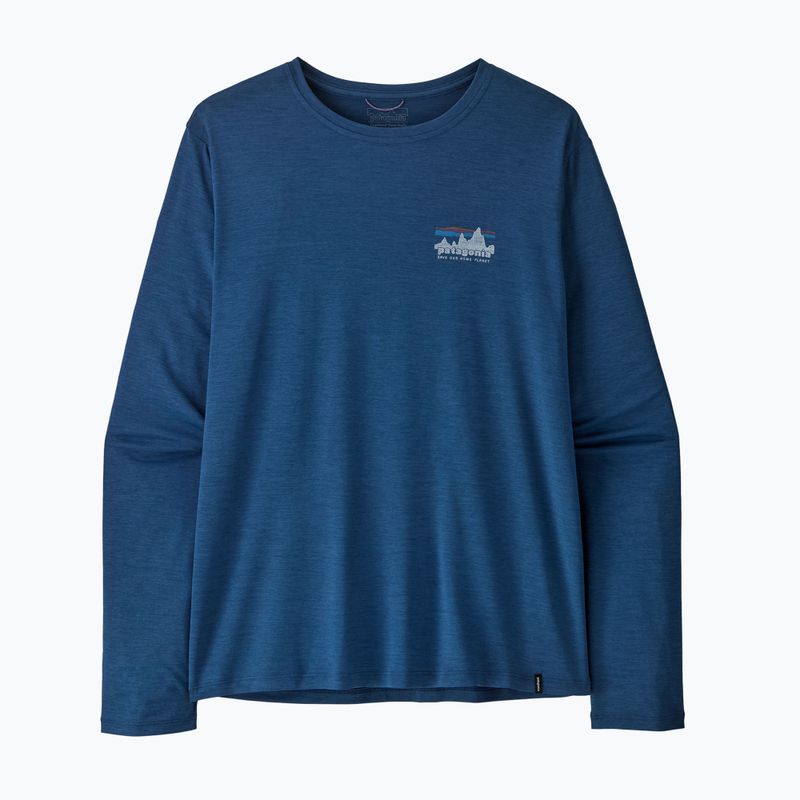 Longsleeve Herren Patagonia Capilene Cool Daily - '73 Skyline clement blue/light clement blue x-dye 5