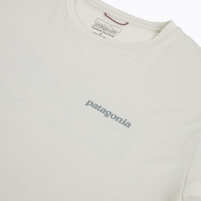 Herren T-Shirt Patagonia Capilene Cool Daily - Boardshort Logo dyno white 3