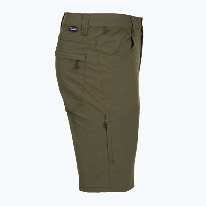 Herren-Trekking-Shorts Patagonia Quandary Basin Green 3