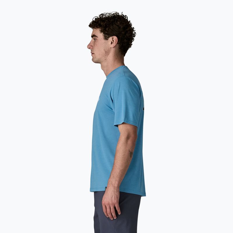Herren T-Shirt Patagonia Capilene Cool Daily - '73 Skyline shore blue/light shore blue x-dye 4