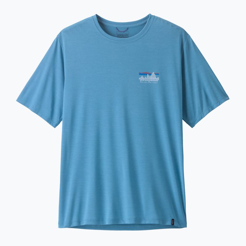 Herren T-Shirt Patagonia Capilene Cool Daily - '73 Skyline shore blue/light shore blue x-dye 6