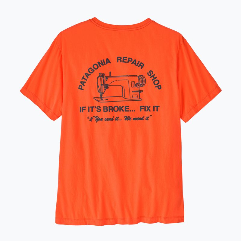 Shirt Herren Patagonia Repair Shop orange peel 2