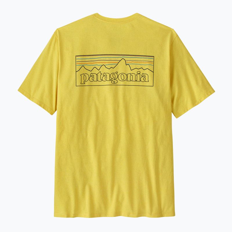 Herren T-Shirt Patagonia P-6 Logo Responsibili-Tee p-6 outline/lemon zest 2