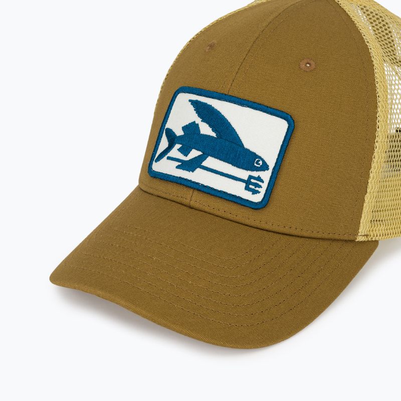 Damen-Basecap Patagonia Flying Fish LoPro Trucker flying fish fork/bobcat brown 3