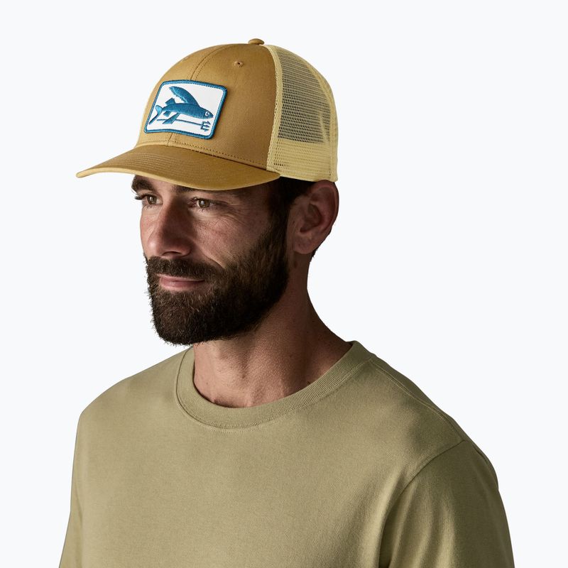 Damen-Basecap Patagonia Flying Fish LoPro Trucker flying fish fork/bobcat brown 2