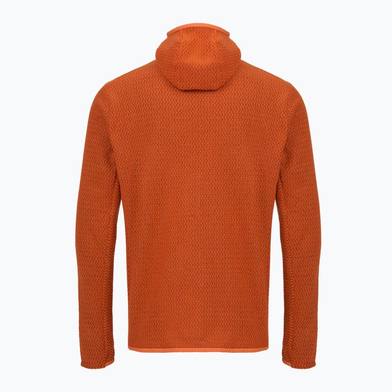 Herren-Trekkingpullover Patagonia R1 Air Full Zip Hoody coal orange 2