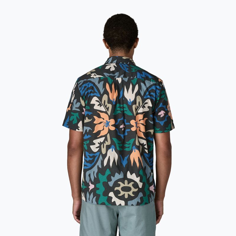 Herrenhemd Patagonia Go To kaleido/black 3