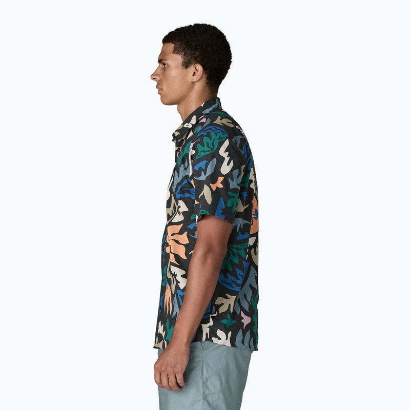 Herrenhemd Patagonia Go To kaleido/black 4