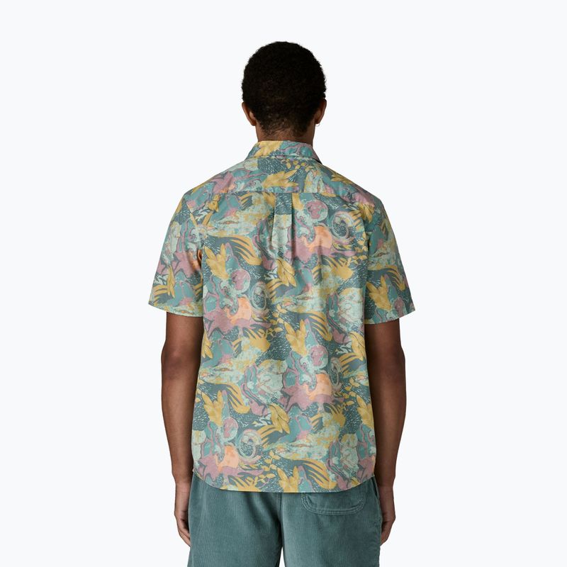 Herrenhemd Patagonia Go To moon tripper/blue sage 3