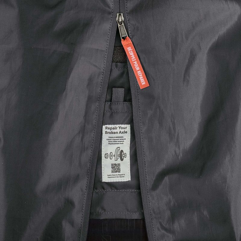 Reisetasche Patagonia Black Hole Wheeled Duffel 40 l smolder blue/amanita red 3