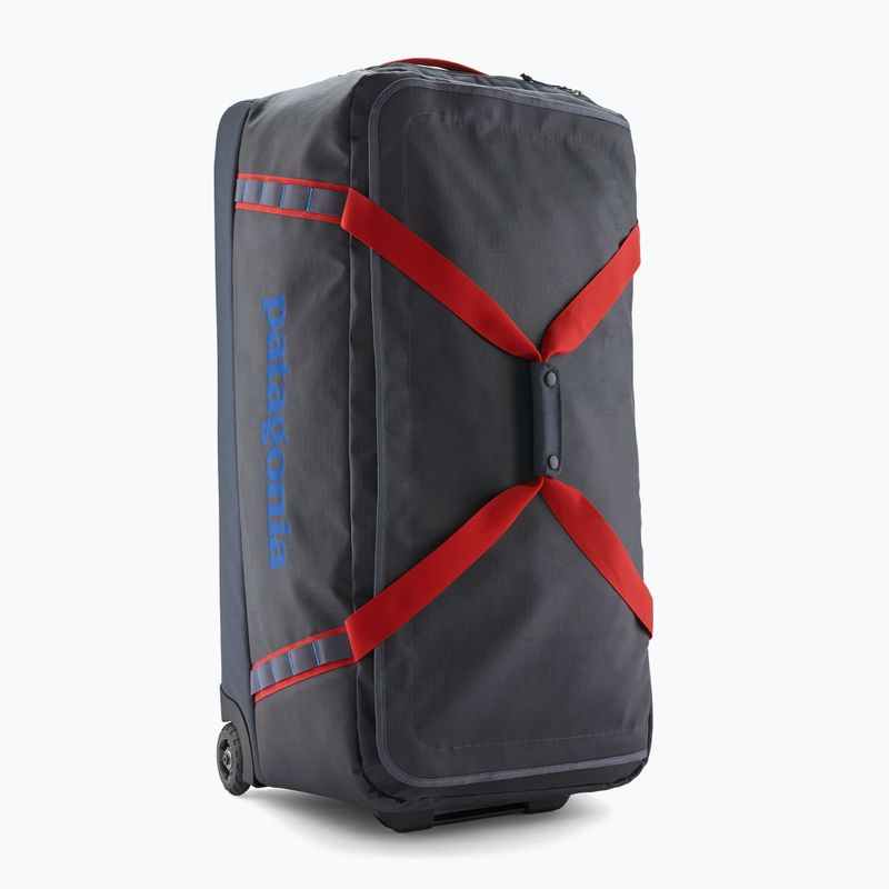 Reisetasche Patagonia Black Hole Wheeled Duffel 100 l smolder blue/amanita red