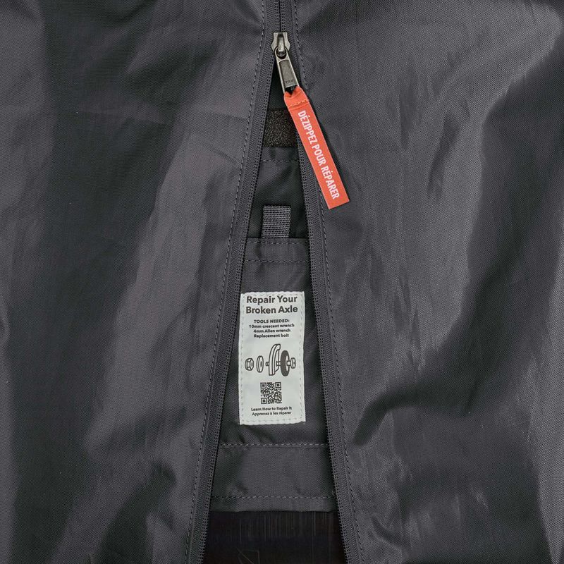 Reisetasche Patagonia Black Hole Wheeled Duffel 70 l smolder blue/amanita red 4