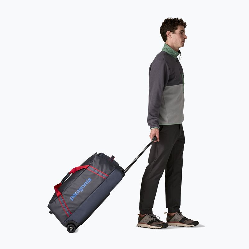Reisetasche Patagonia Black Hole Wheeled Duffel 70 l smolder blue/amanita red 5