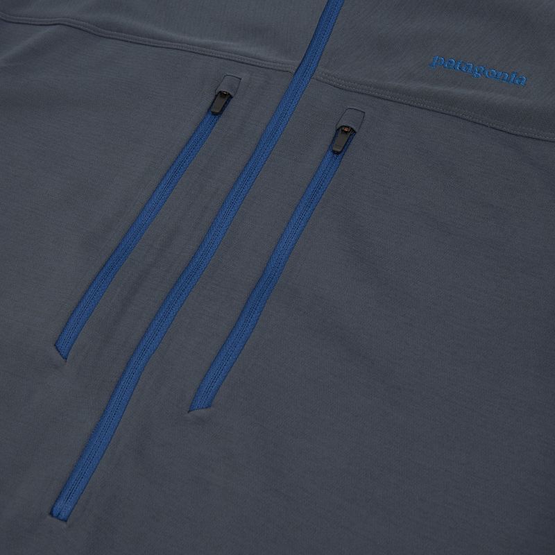 Herren Sweatshirt Patagonia R1 Ultralight Hoody smolder blue 11