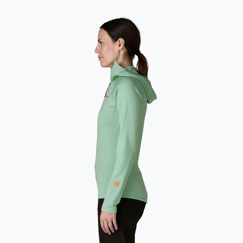 Damen Sweatshirt Patagonia R1 Ultralight Hoody thin ice 4