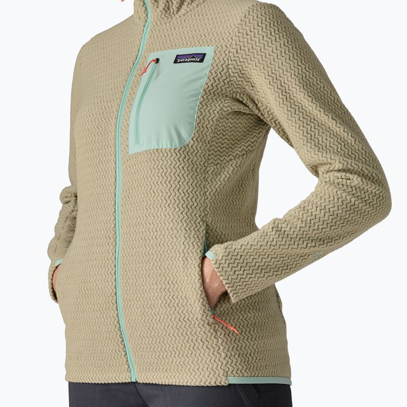 Fleecejacke für Damen Patagonia R1 Air Full-Zip Hoody weathered stone 8