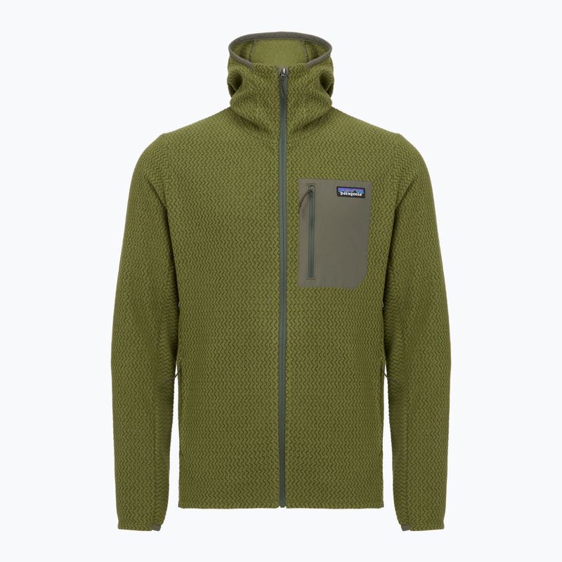 Herren-Trekkingpullover Patagonia R1 Air Full Zip Hoody caper green