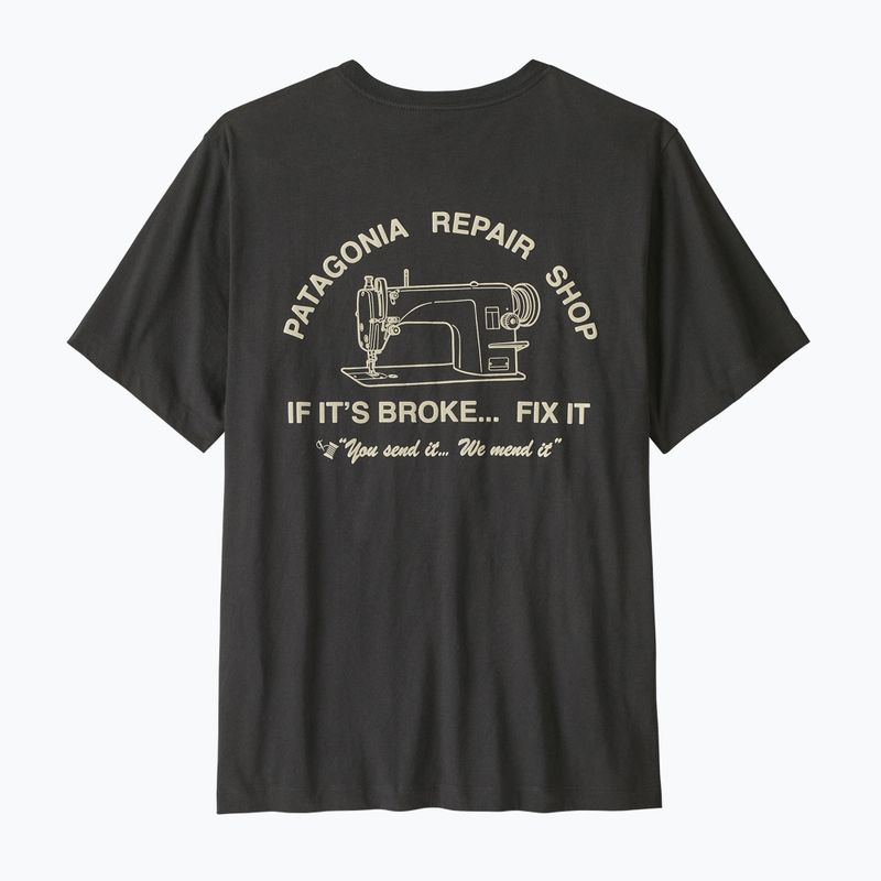 Shirt Herren Patagonia Repair Shop ink black 2