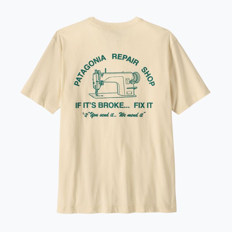 Shirt Herren Patagonia Repair Shop undyed natural 2