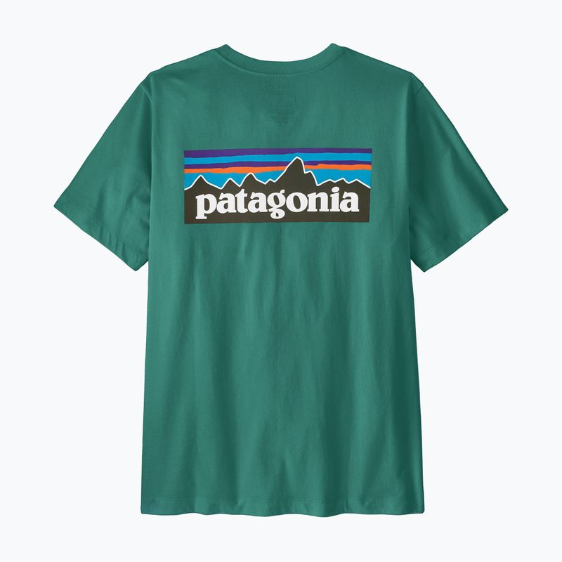 Herren T-Shirt Patagonia P-6 Logo gem green 5