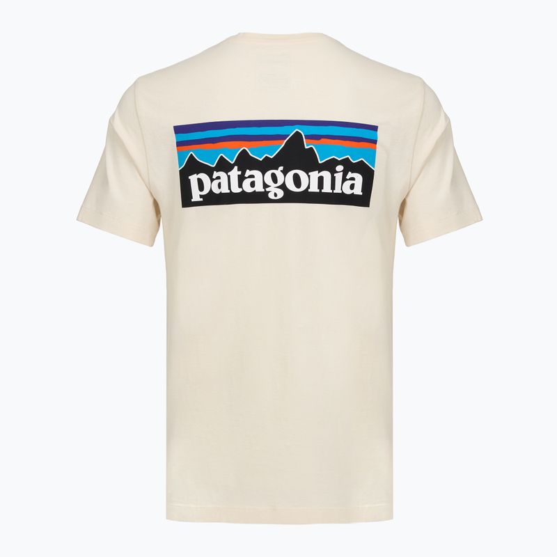 Herren T-Shirt Patagonia P-6 Logo undyed natural 2