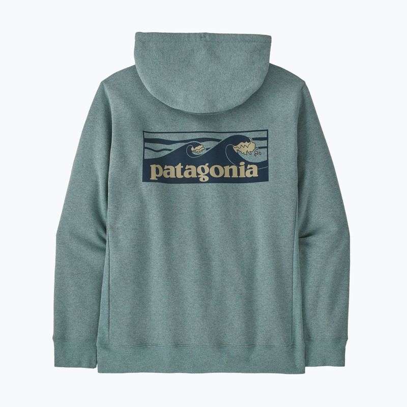 Herrenpullover Patagonia Boardshort Logo Uprisal Hoody blue sage 2