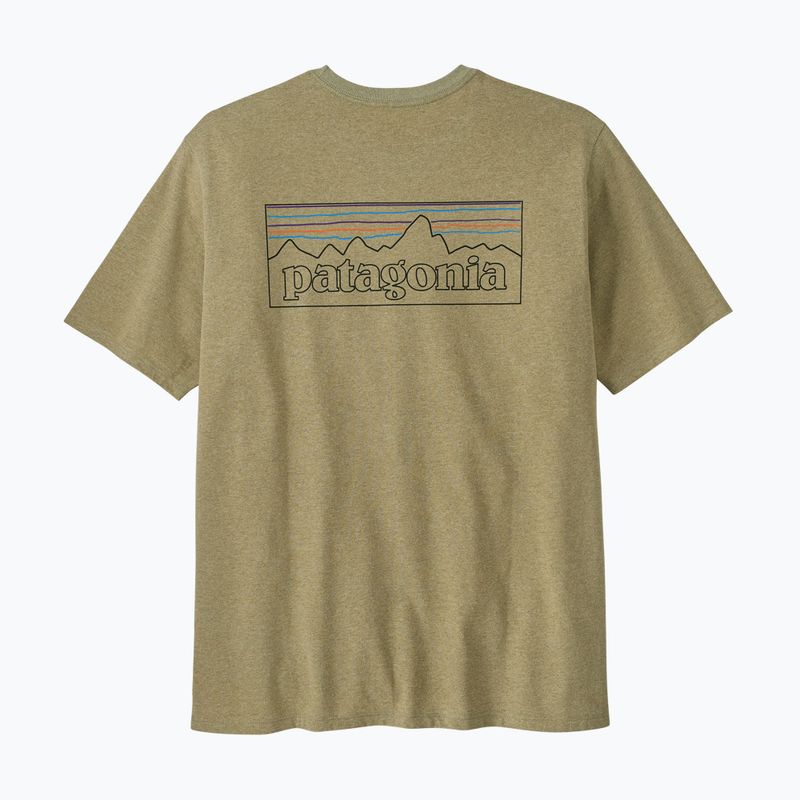 Herren T-Shirt Patagonia P-6 Logo Responsibili-Tee p-6 outline/gumtree green 6
