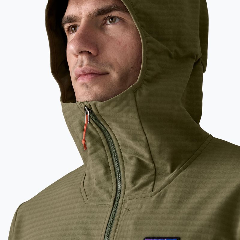 Herren-Softshelljacke Patagonia R1 TechFace Hoody basin green 6