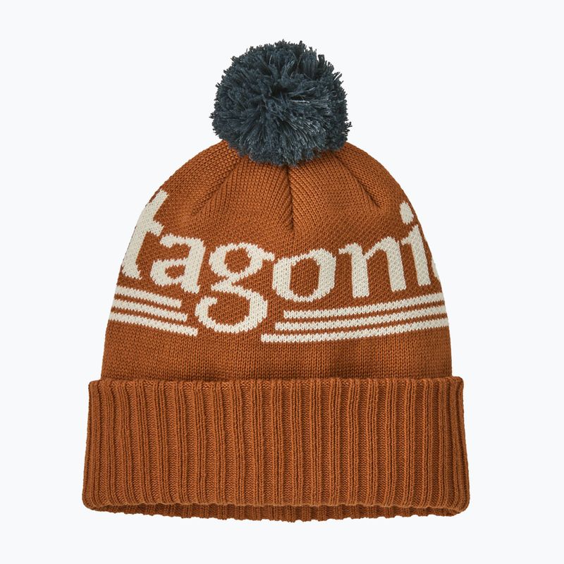 Wintermütze Patagonia Powder Town hut tripper logo: cinnamon brown 2