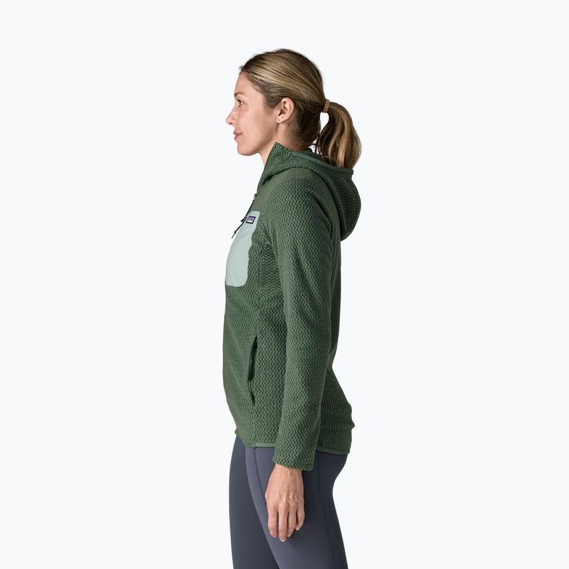 Fleecejacke für Damen Patagonia R1 Air Full-Zip Hoody canopy green 3