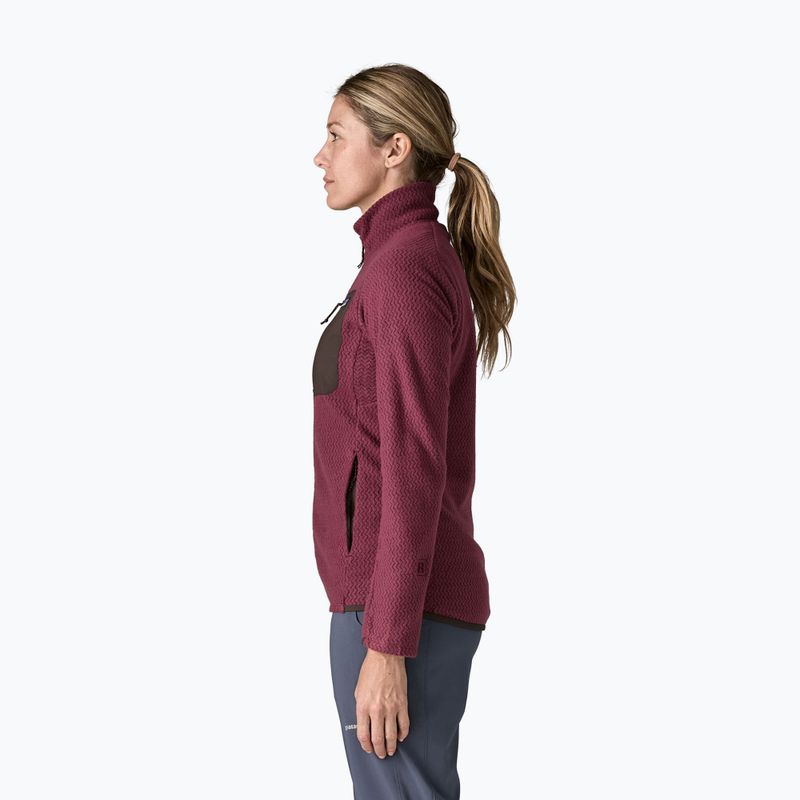 Fleecejacke für Damen Patagonia R1 Air berry fig 3