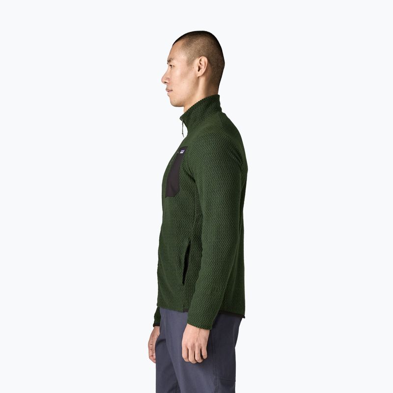 Fleecejacke für Herren Patagonia R1 Air treeline green 3