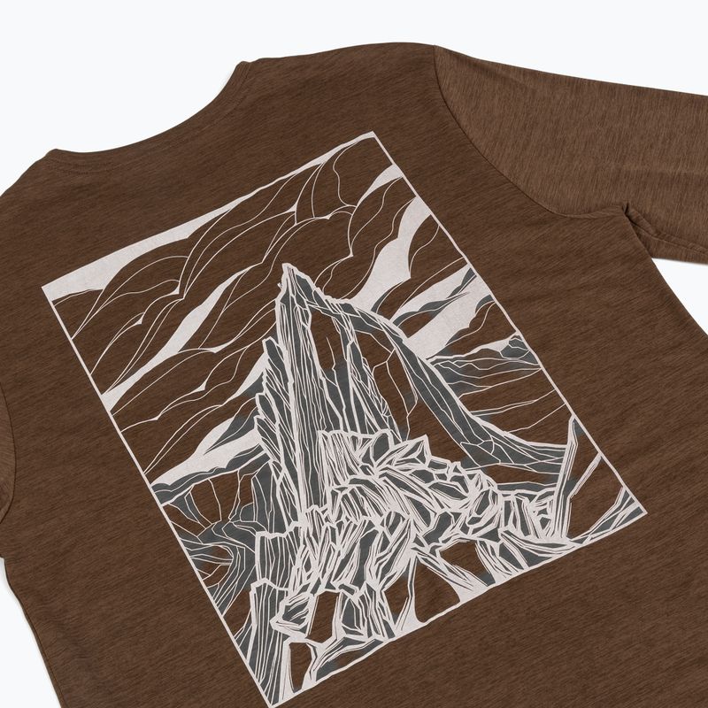 Herren-Trekkingshirt mit langen Ärmeln Patagonia Cap Cool Daily Hut Tripper LS berm brown - light berm brown x-dye 4