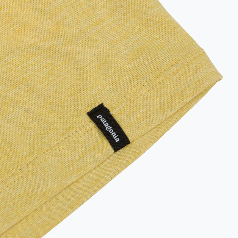 Longsleeve Herren Patagonia Cap Cool Daily Boardshort Logo LS limestone yellow - Light Limestone yellow x-dye 4