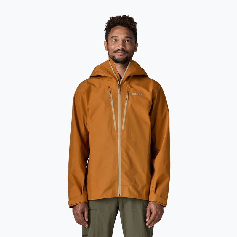 Herren-Regenjacke Patagonia Triolet cinnamon brown 2