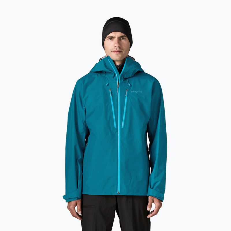 Herren-Regenjacke Patagonia Triolet glacial blue