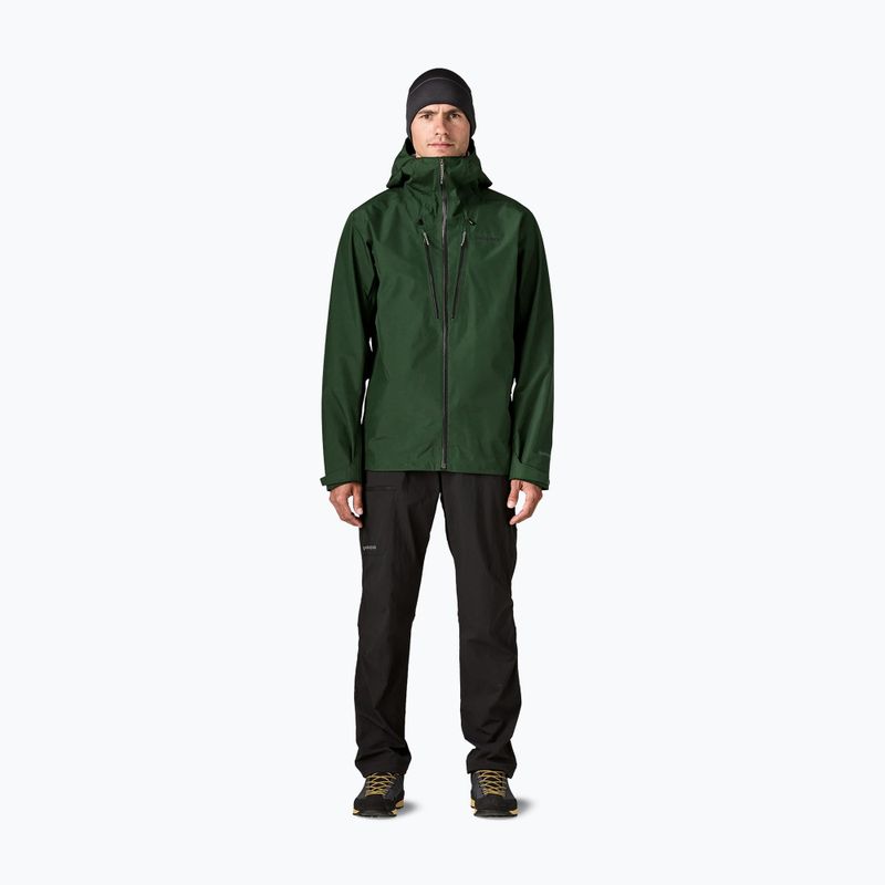 Herren-Regenjacke Patagonia Triolet treeline green