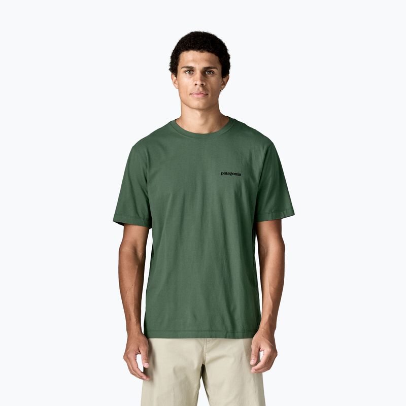 Herren-Shirt Patagonia P-6 Logo canopy green