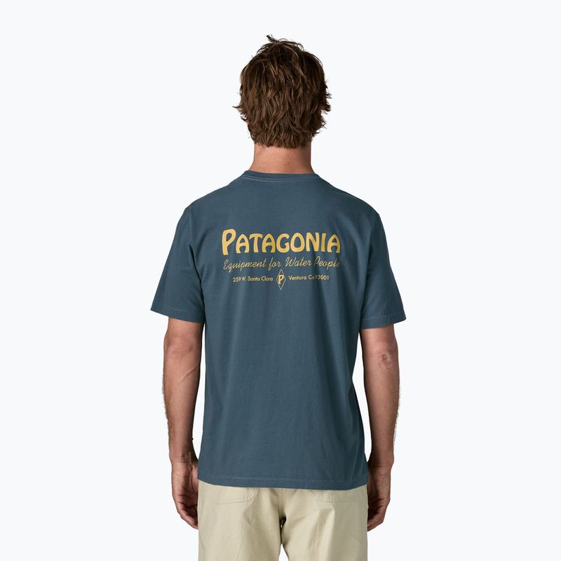 Herren-Shirt Patagonia Water People Banner summit blue 2