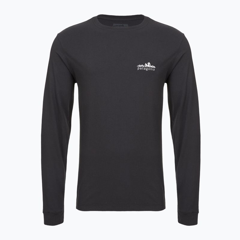 Longsleeve Herren Patagonia Fitz Roy Foothills LS ink black
